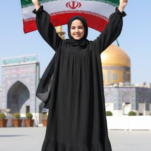 پیراهن بلند قوی مشکی
